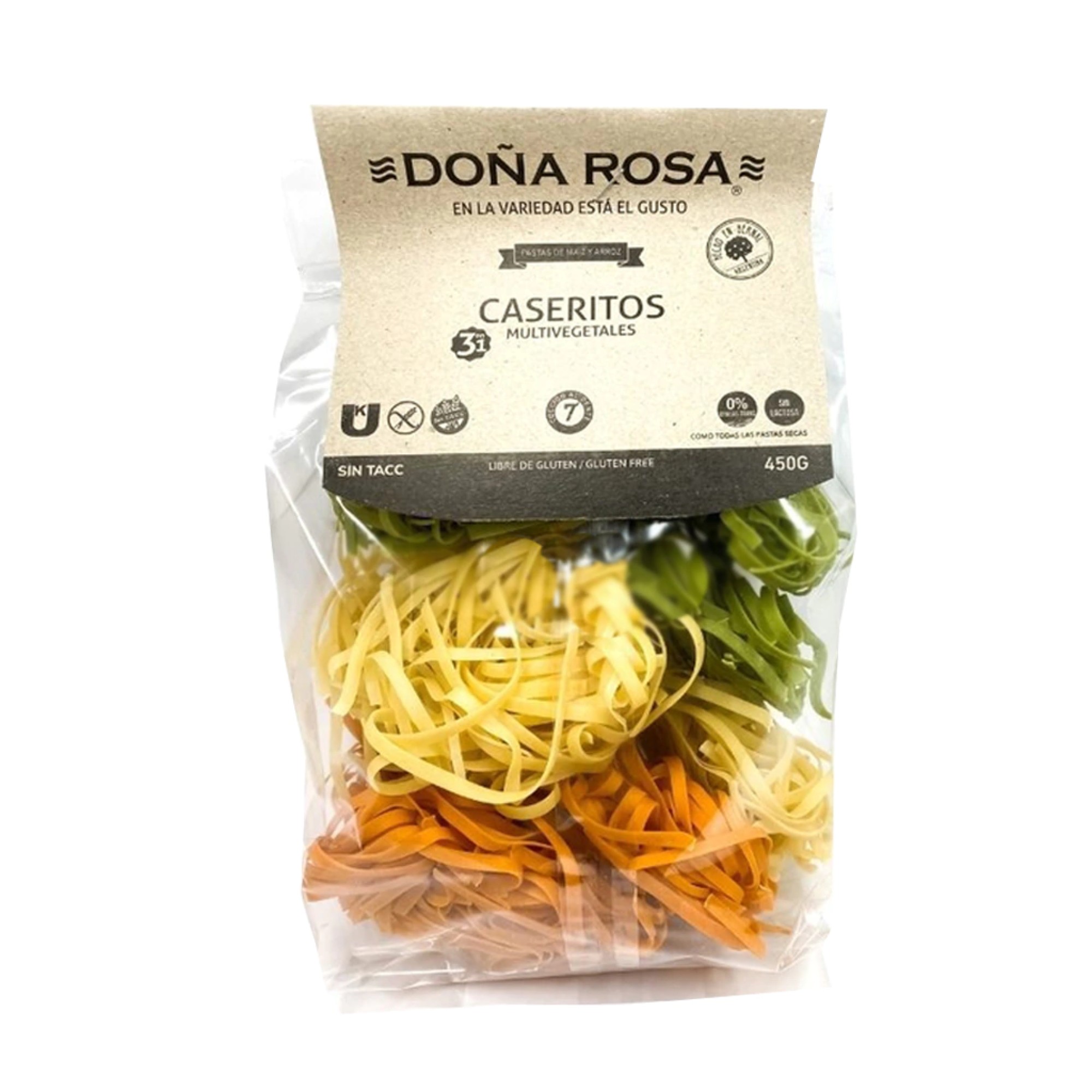 FIDEOS  SIN GLUTEN - DOÑA ROSA